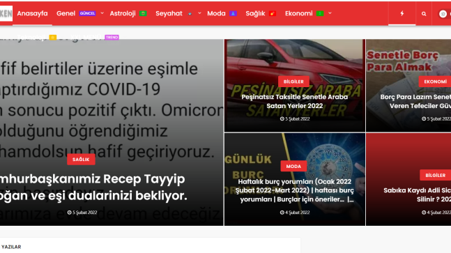 Zamanın Varken Web Sitesinden Güncel Bilgiler